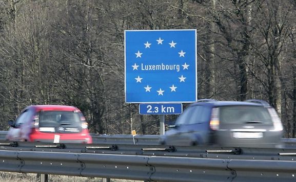 A 31 frontiere franco- luxembourgeoise